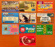 10 Different Phonecards - Telekom-Betreiber