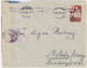 FINLAND - 1945 - Facit F239 3,50M+75p Red Cross On Censored Cover From HELSINKI To Sweden - Cartas & Documentos