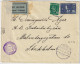 FINLAND - 1944 - Facit F180 & F159 On Censored Air Mail Cover From LITTOINEN To Stockholm, Sweden - Covers & Documents