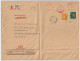 FINLAND - 1948 - Special NOKIA 50th Anniversary Franking Mark (2400p) + Facit F305 & F315 On Registered Cover To Germany - Covers & Documents