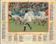 CALENDRIER DE 1982 FOOTBALL FRANCE HONGRIE, RUGBY FRANCE ANGLETERRE, ALMANACH JEAN LAVIGNE DEPARTEMENT NORD, A VOIR - Big : 1981-90