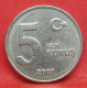 5 Kurus 2007 - TB - Pièce De Monnaie Turquie - Article N°4954 - Turquie