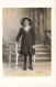 CARTE PHOTO - Petite Fille Portant Un Chapeau - Carte Postale Ancienne - Portraits