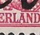 Rode Punt Onder A Van NederlAnd In 1923 Opruimingsuitgifte 10  / 5  Cent  NVPH 117 - Abarten Und Kuriositäten