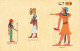 EGYPTE - God And Kings - Goddess Sekhmet - King Amenhotep III - Queen Tyi - Carte Postale Ancienne - Persone