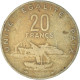 Monnaie, Djibouti, 20 Francs, 1977 - Djibouti