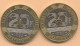 20 FRANCS 1992   MONT SAINT MICHEL  V OUVERT  +  V   SERRE   TTB - 20 Francs