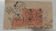 BRITISH INDIA HYDERABAD STATE 5 X 1/2a FRANKING On Stationery COVER, NICE CANCELATIONS ON FRONT & BACK As Per Scan - Hyderabad