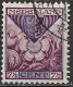 Naar Links Verschoven Blauwe Kleur In 1925 Kinderzegels 7½+ 3½ Cent Paars / Blauw NVPH 167 - Plaatfouten En Curiosa