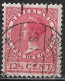 Plaatfout Breuk In De Poot Van De 1e N Van Nederland In 1924-1926 Koningin Wilhelmina Veth 12½ Ct Rood Z. WM NVPH 154PM1 - Variétés Et Curiosités