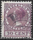 Plaatfout Vlekje Achter De P Van Postzegel In 1924-1926 Koningin Wilhelmina Veth 30 Ct Violet Z. WM NVPH 158 PM 1 - Plaatfouten En Curiosa