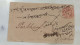 BRITISH INDIA HYDERABAD STATE 2a + 2a Ovpt. FRANKING On 1/2a Hyd Stationery COVER, NICE CANC ON FRONT & BACK As Per Scan - Hyderabad