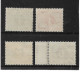 IRELAND 1940 - 1943 POSTAGE DUES ½d, 1d, 2d, 5d SG D5, D6, D8, D10 UNMOUNTED MINT Cat £34+ - Strafport