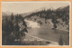 Banff Alberta Canada Old Real Photo Postcard - Banff