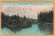 Banff Alberta Canada 1908 Postcard - Banff