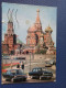 MOSCOW. Kremlin. TAXI Car Volga. GAZ - OLD USSR POSTCARD (1975) Stationery - Taxis & Fiacres