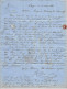 1862 ENTETE En Filigrane Fçois Nicot  Limoges  T. Empire Bleu Nuit Non Dentelé Oblit. P. Ch.   1730 > Commentry Allier - 1800 – 1899