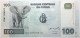 Congo (RD) - 100 Francs - 2000 - PICK 92A - NEUF - République Démocratique Du Congo & Zaïre