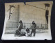 PHOTOGRAPHIES ORIGINALES -  AVIATEURS POSANT DEVANT LE HANGAR A AVIONS - GUERRE 39/45 - War, Military