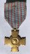 Médaille Croix Du Combattant BR + Poinçon - Poilus WW1 Guerre 14-18 Décoration Honorifique - France