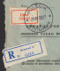 Death Décédé Vignette Label YUGOSLAVIA Registered Cover / AVIS De Réception Return Receipt POLSNIK Slovenia Postmark - Service