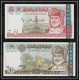 FREE SHIPPING Sultanate Oman Banknote 5 &10 Rial Set 2000 -1420 UNCIRCULATED Riyals - RIYAL Billet P# 39 & 40 - Oman
