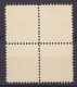Iceland 1931 Mi. 156 B, 1 Eyr Christian X. Perf. 11 1/4 4-Block, MNH** - Blokken & Velletjes