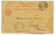 Entier / Carte Postale / GENEVE Succursale Bourg De Four Pour La France / 1896 / Librairie Julien à Genève - Lettres & Documents