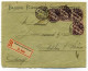 Lettre Recommandée De  GENEVE Rue Du Stand  / 1897 / Banque Populaire De Suisse / Pour La France - Cartas & Documentos