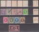 Great Britain 1937 King George VI - Mi. 198-211 + Perfin - Used - Gebraucht