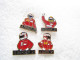 PIN'S    LOT 4 PILOTES FORMULE 1  BERGER  SENNA  ALESI  PROST  MARLBORO - F1