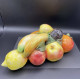 FRUITS  Céramique Barbotine Italy Vintage 1950 à Suspendre Ht 35cm - Objet Unique #majolica  #230714 - Non Classés