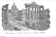 ROMA - Foro Romano - Tempio Di Saturno E Di Vespasiano- Precursore Vecchia Cartolina - Altri Monumenti, Edifici