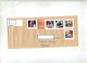 3 Lettre   Cachet Rectangulaire + 1 Lineaire à Voir - Lettres & Documents