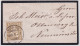MiNr. 29 Schweiz 1867, 4. März. Freimarken: Sitzende Helvetia Auf Trauerbrieflein Ab AUSSERSIHL Nach NEUMÜNSTER - Lettres & Documents