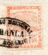 Argentina, 1858 5 Cents  Rare Variety On Folded Cover. - Lettres & Documents