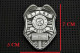 Delcampe - US POLICE BADGE POLIZIA DISTINTIVO SPECIAL AGENT STARS SPECIAL TACTICS AND RESCUE SERVICE - USA - MARON'S CORP - Police & Gendarmerie