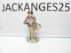 PAS KINDER METAL CHROME CHEVALIER N° 3 1979 35mm SANS OHNE WITHOUT BPZ - Figurines En Métal