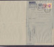 Malacca Air Mail Aérogramme Air Letter MALACCA 1956 COLWYN BAY United Kingdom GVI. & QEII. Franking - Malacca