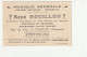 GORRON - CHANTEUR EN REUNIONS - RENE BOUILLON - RUE DU COQ - 53 - Cartes De Visite