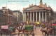 ROYAUME UNI - ANGLETERRE - LONDON - Royal Exchange & Bank Of England - Animé - Colorisé - Carte Postale Ancienne - Londen - Buitenwijken