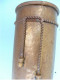 Vase En Cuivre Martelé Avec Façon De Cordon     Hauteur = 30cm , Poids = 540g - Koper