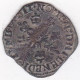 Douzain Aux Croissants 1549 D Lyon ,  Henri II , En Argent. - 1547-1559 Heinrich II.