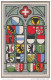 Kantonswappen Der Schweizerischen Eidgenossenschaft - Schweiz - Drapeaux Des Cantons De La Suisse - St. Anton