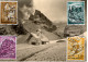 SAN MARINO - 1962 - 3 FDC, One Postcard Alpinism, Skying (BB071) - Covers & Documents
