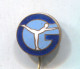 Gymnastic Gym - Yugoslavia Federation Association, Vintage Pin Badge Abzeichen, Enamel - Gimnasia