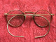 Lunettes De Lecture Vintage-lorgnon-lorgnettes-binocle-Binocles Lunette+étui Métal-portées Par Soldat Guerre 14/18-WWII - Occhiali