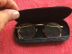 Delcampe - Lunettes De Lecture Vintage-lorgnon-lorgnettes-binocle-Binocles Lunette+étui Métal-portées Par Soldat Guerre 14/18-WWII - Lunettes