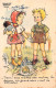 ¤¤   -   Illustrateur   -  " Jacqueline FAIZANT-SIMON "  -  Lot De 3 Cartes  -  Enfants      -   ¤¤ - Faizant