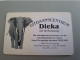 NETHERLANDS / CHIP ADVERTISING CARD/ HFL 2,50  /  DIEKE/ ELEPHANT /DIFFICULT           /     CRE 269 ** 14209** - Private
